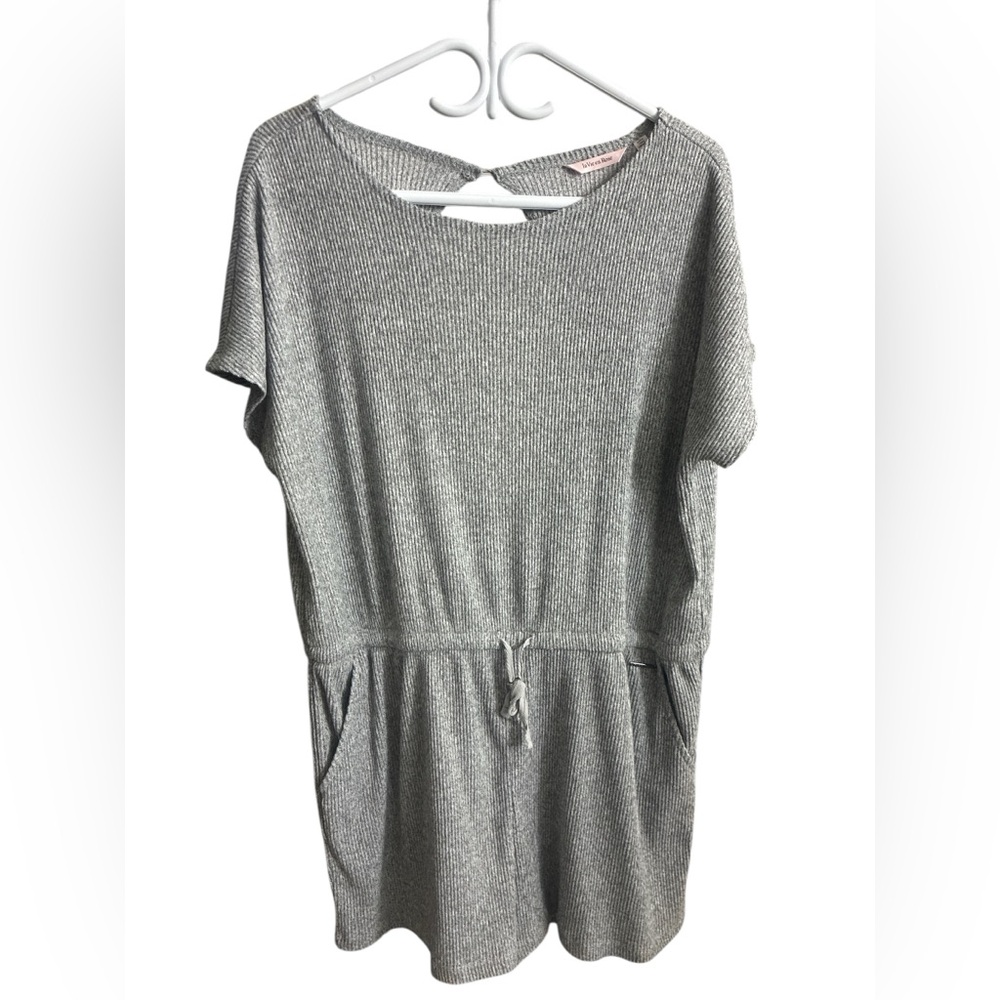 La Vie En Rose Grey Romper